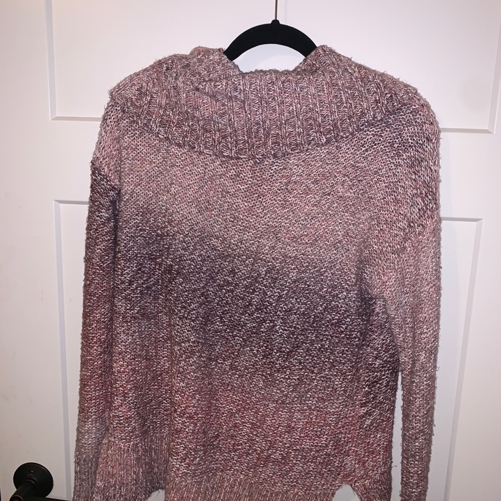 American Eagle Pink Cowl Neck Sweater - Picture 2 of 2